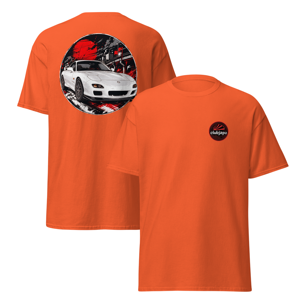 Mazda RX7 FD オサカ Edition - Trasera - Orange