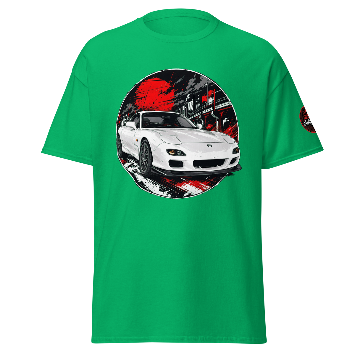 Mazda RX7 FD オサカ Edition - Frontal - Irish Green