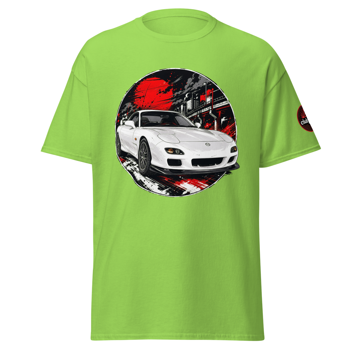 Mazda RX7 FD オサカ Edition - Frontal - Lime
