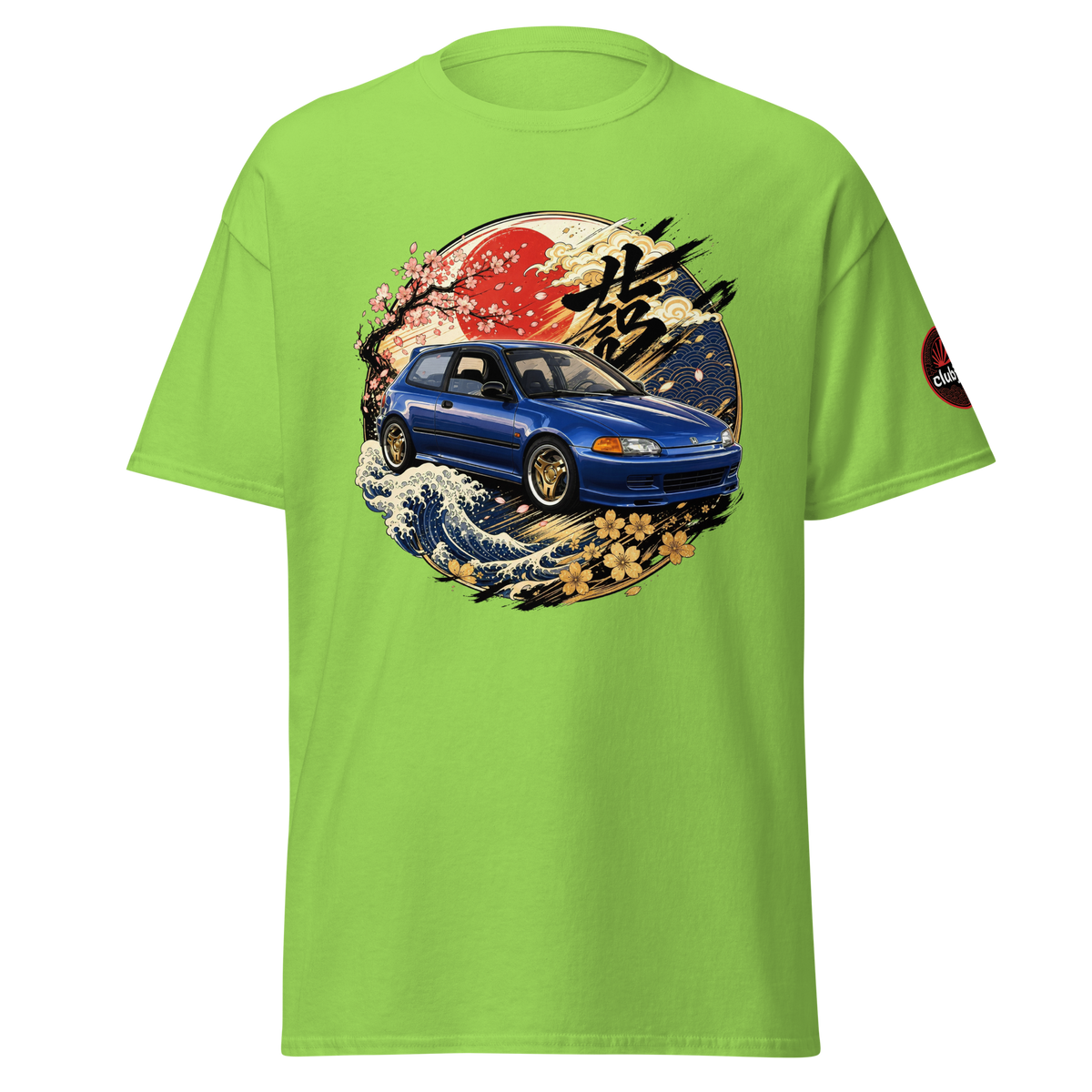 Honda Civic EG エントトゥ Edition - Frontal - Lime