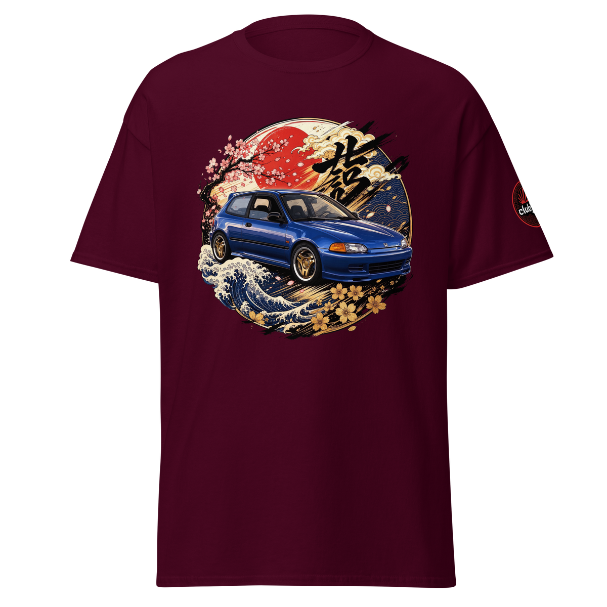 Honda Civic EG エントトゥ Edition - Frontal - Maroon
