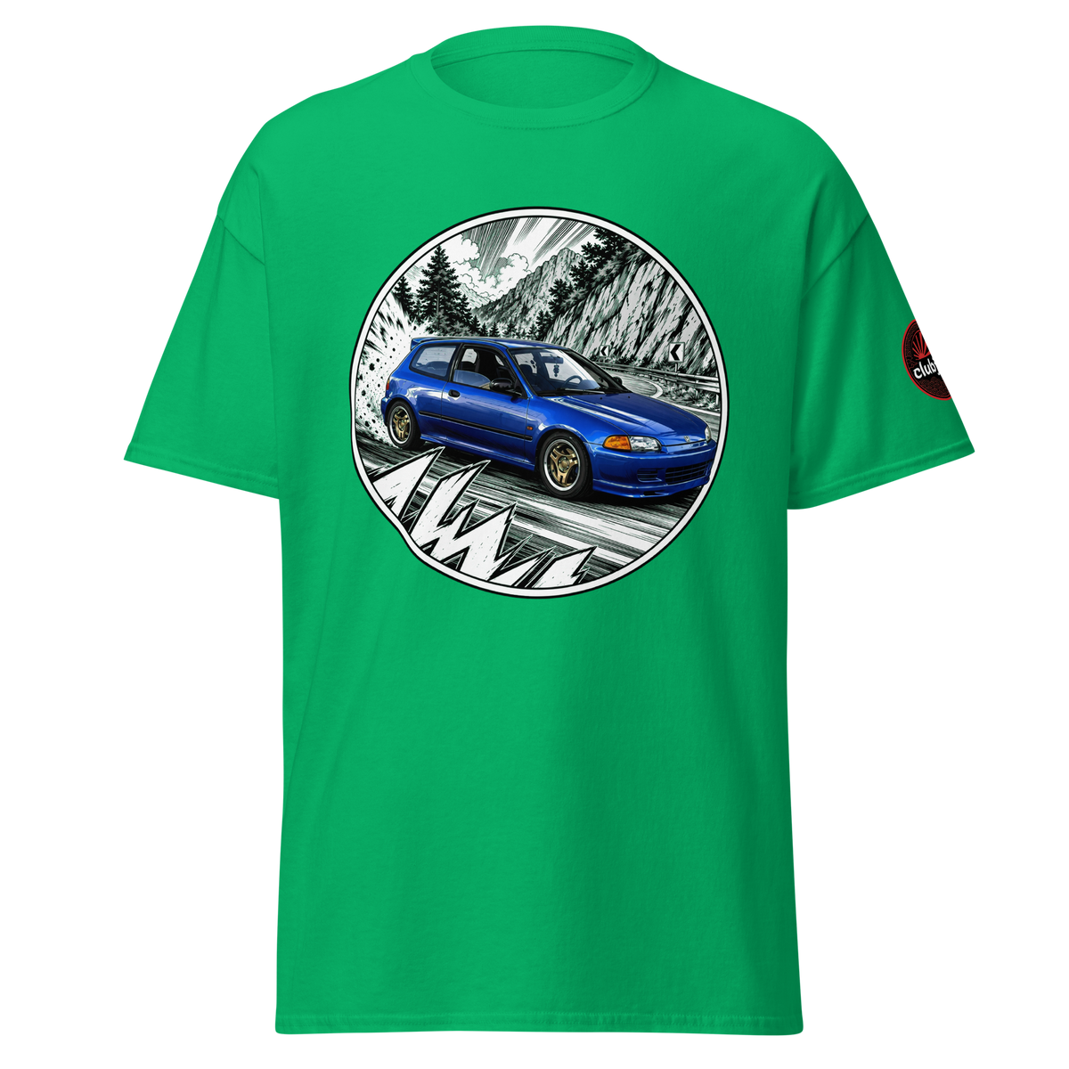 Honda Civic EG エントトゥ Edition - Frontal - Irish Green