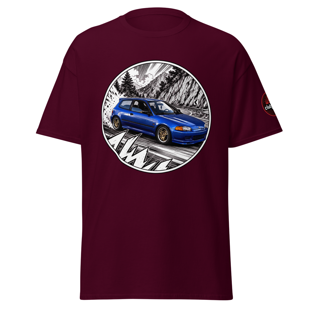 Honda Civic EG エントトゥ Edition - Frontal - Maroon
