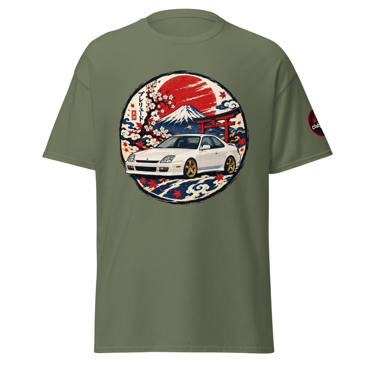 Honda Prelude パオ・プ Edition - Frontal - Military Green