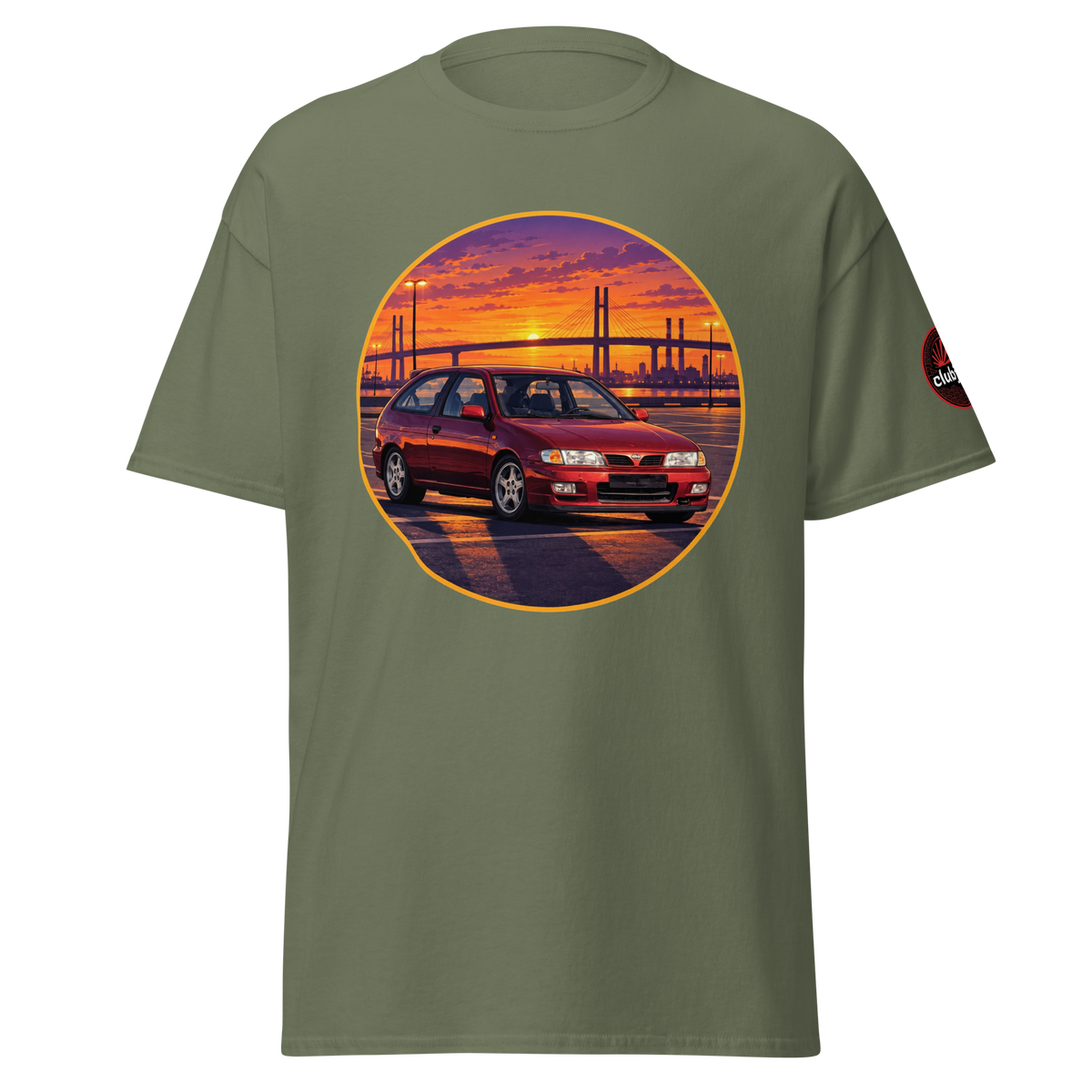 Nissan Almera / Pulsar ウルイオ・ン Edition - Frontal - Military Green