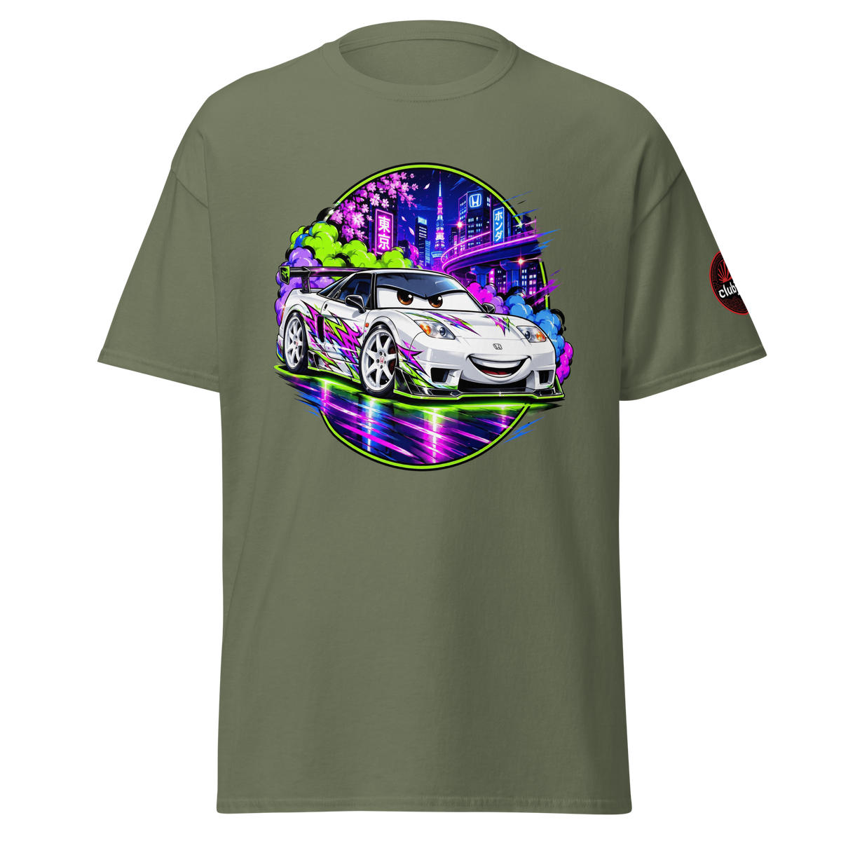 Honda NSX ン Edition - Frontal - Military Green