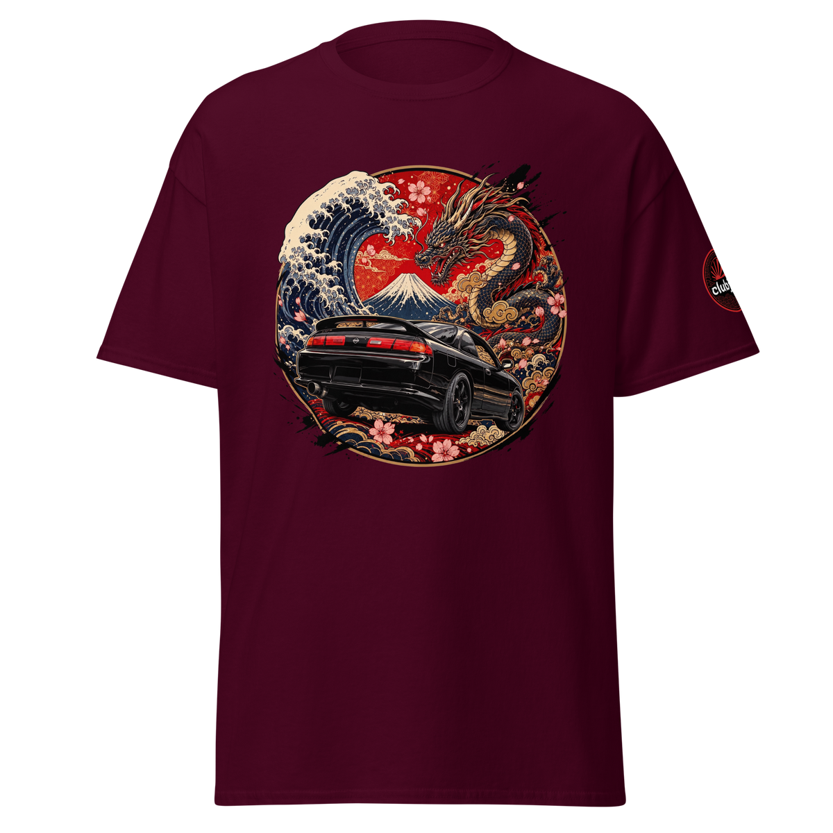 Nissan 200Sx S14 ホルディ・ドライバー Edition - Frontal - Maroon