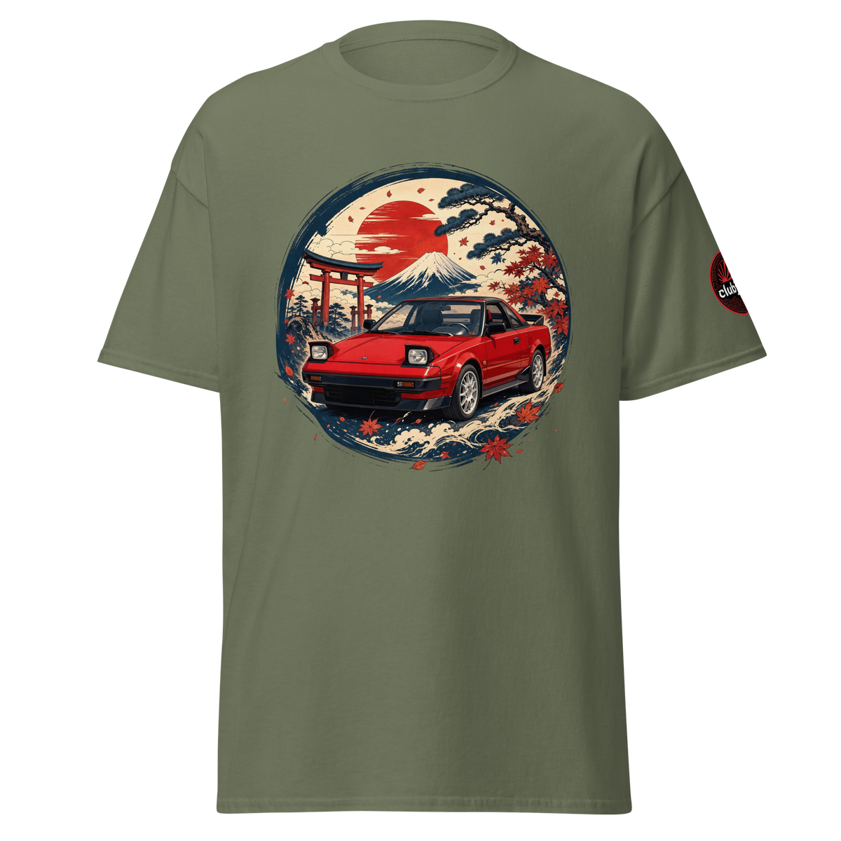 Toyota MR2 Mk1 ハイエル Edition - Frontal - Military Green